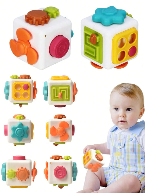 PetitPas Éveil : Jouets éducatifs Montessori 6 en 1, planche d'activités sensorielles, cube de développement des compétences pour bébé, jouets éducatifs pour filles et garçons, cadeau jouets-educatifs-montessori-6-en-1-planche-dactivites-sensorielles-cube-de-developpement-des-competences-pour-bebe-jouets-educatifs-pour-filles-et-garcons-cadeau