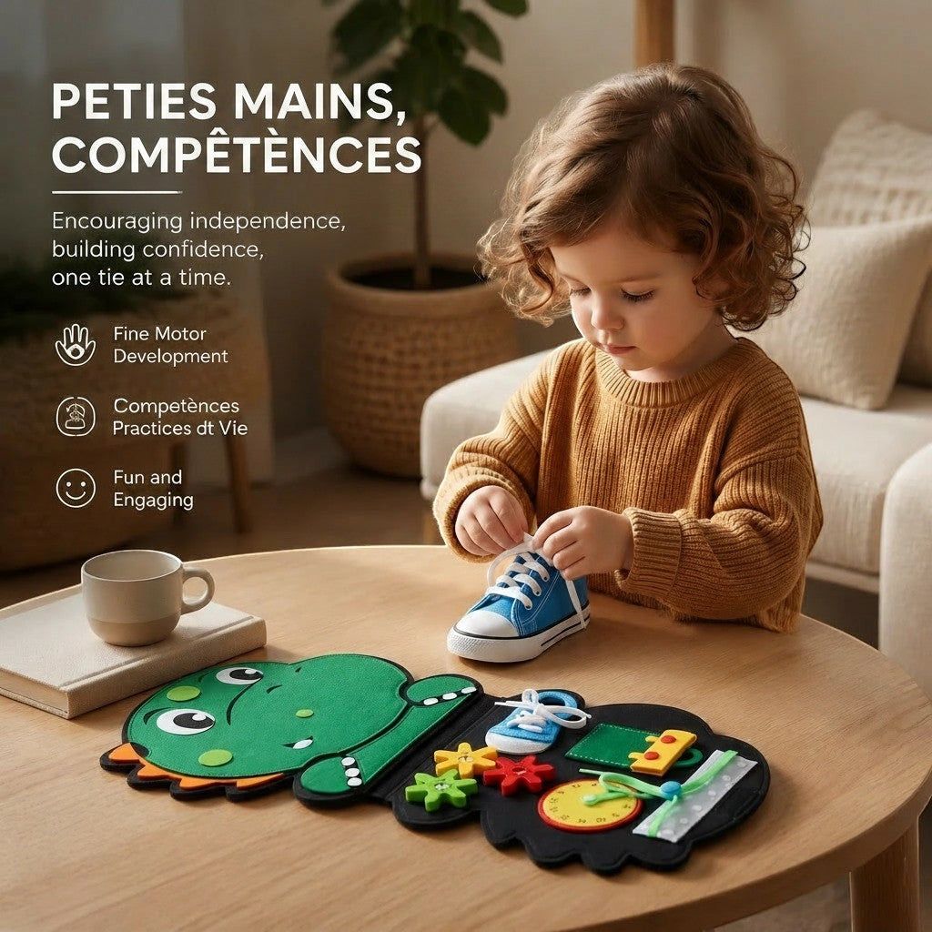 Cartes éducatives en feutrine sur les insectes pour bébé, stimulant la motricité fine et éveil sensoriel par PetitPas Éveil.