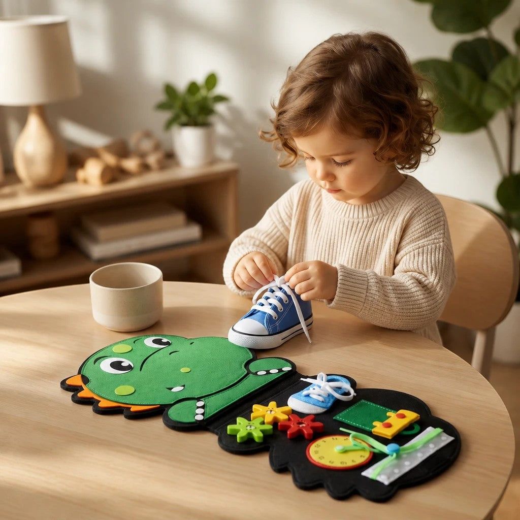 Cartes éducatives en feutrine insectes pour bébé, stimulation sensorielle et motricité fine, de la marque PetitPas Éveil.